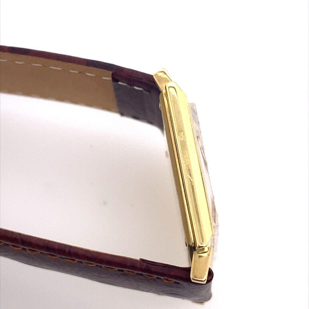 Rechteckige Herren Vintage Jaeger-Le Coultre Uhr Nr. 918232 aus 18 Karat Gold 2