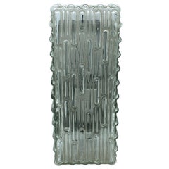 Apliques rectangulares de cristal Vintage, Alemania, años 60