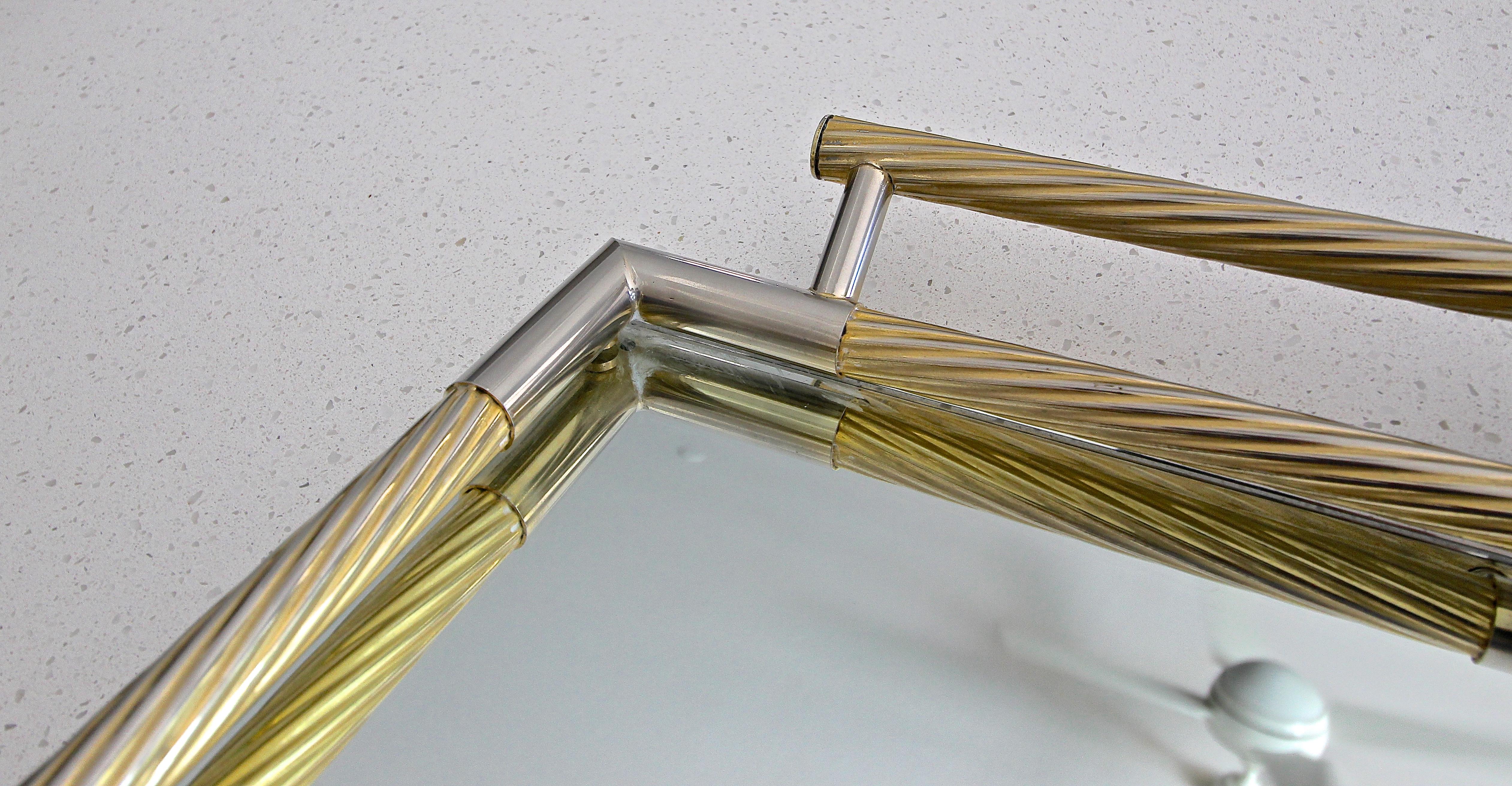 Rectangle Gold Metal Serving Tray 3