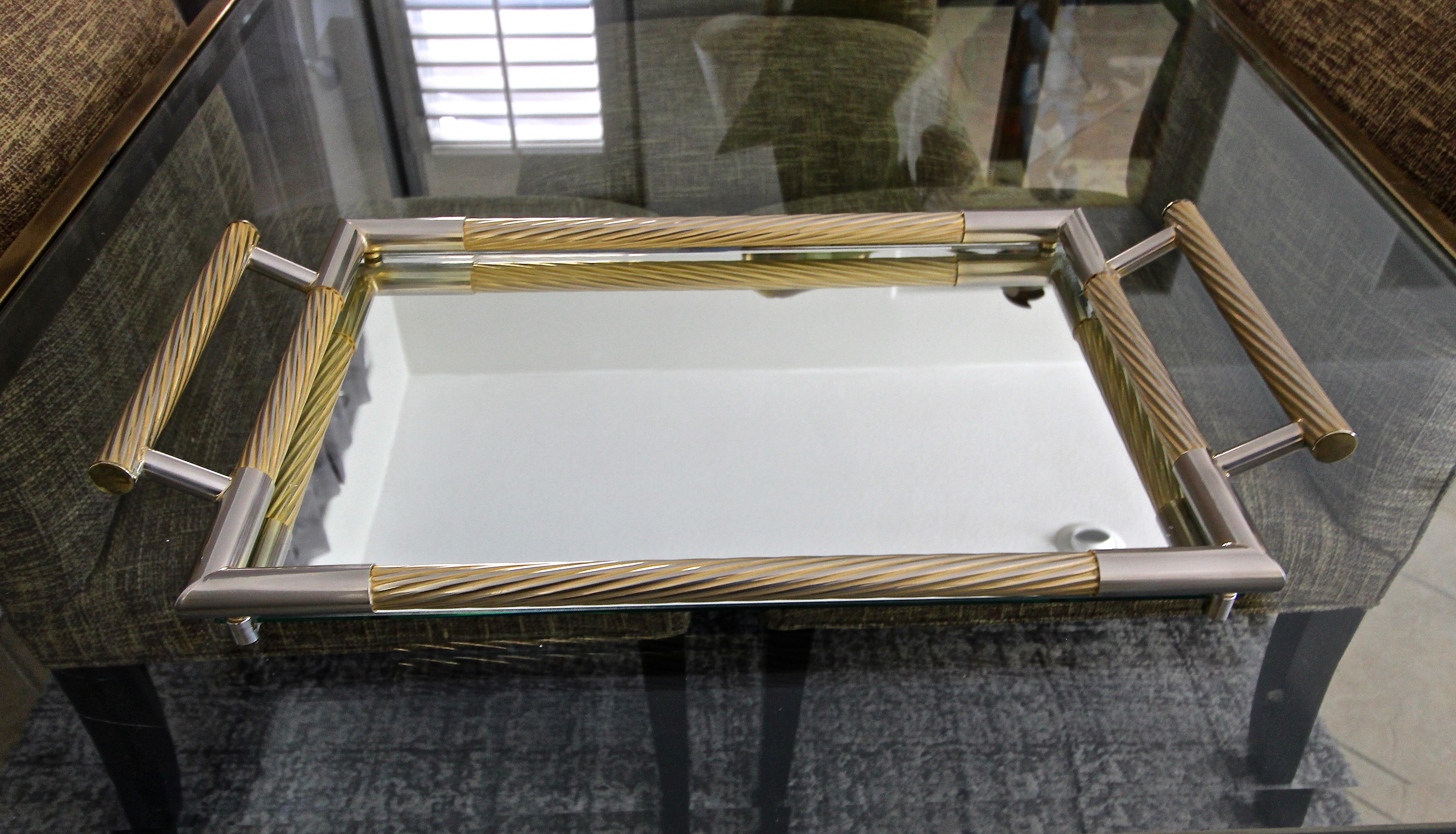 rectangle metal serving tray