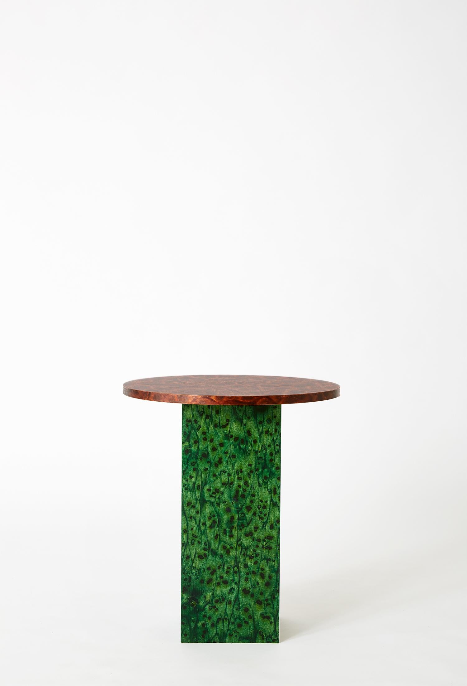 German Rectangle Slim Osis Rectangle Base Side Table by Llot Llov For Sale