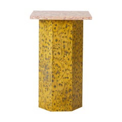 Tavolino rettangolare con base ottagonale Osis Slim di LLOT LLOV