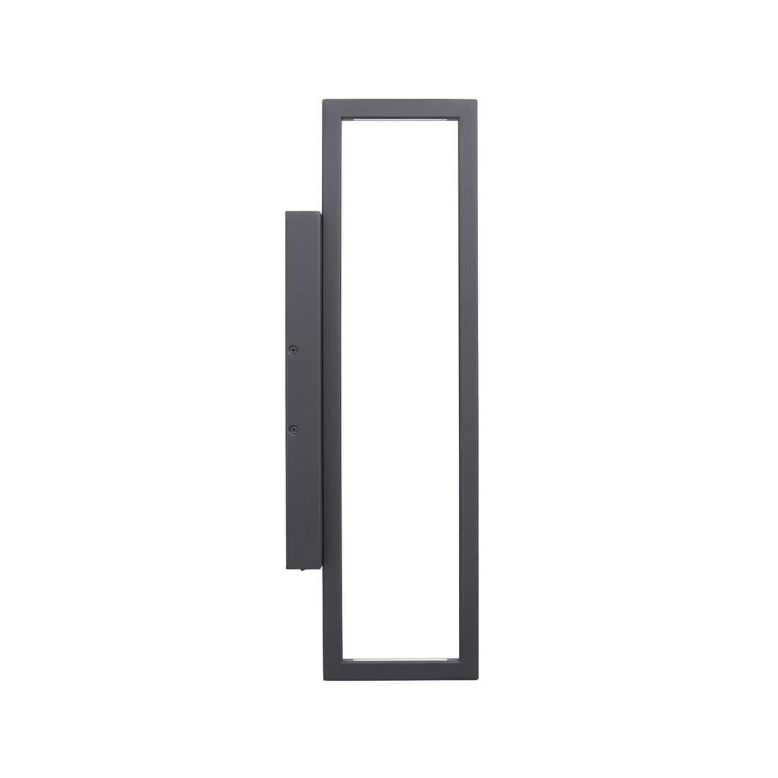 Rectangle wall lamp by Kristina Dam Studio
Materials: Black steel. LED lights.
Dimensions: 6 x 19.5 x H 59cm.

The Modernist furniture collection takes notions of modern design and yet the distinctive design touch of Kristina Dam Studio is