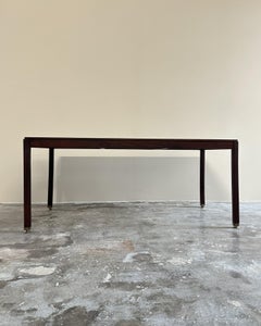 Table rectangulaire des années 1960 en Wood lisse par Carlo De Carli