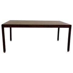 Table rectangulaire des années 1960 en Wood lisse par Carlo De Carli