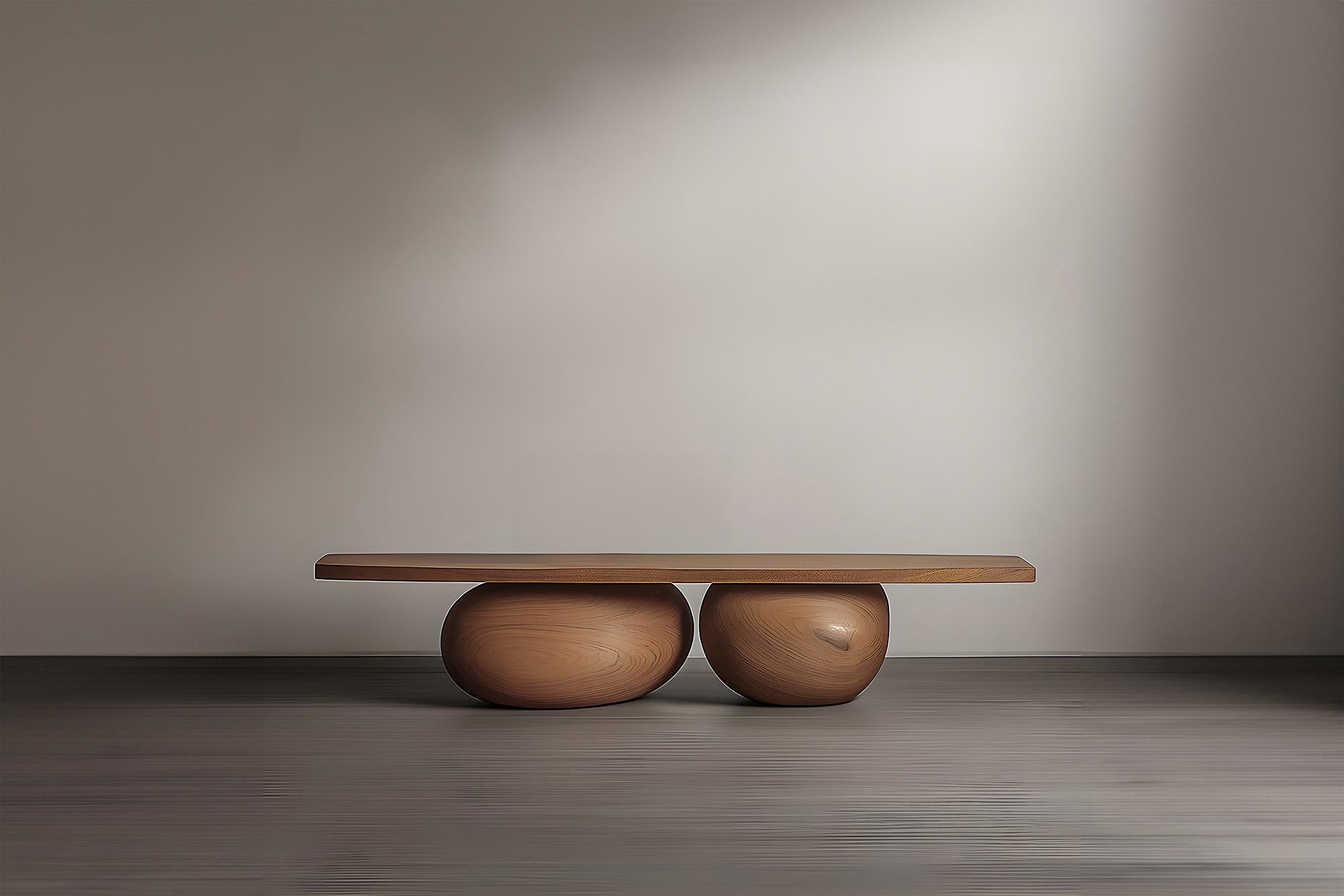 Brutalist Rectangular Accent Table Serie 4 – Sereno by NONO for Contemporary Interiors For Sale
