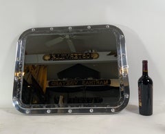 Rectangular Aluminum Ship's Porthole Mirror