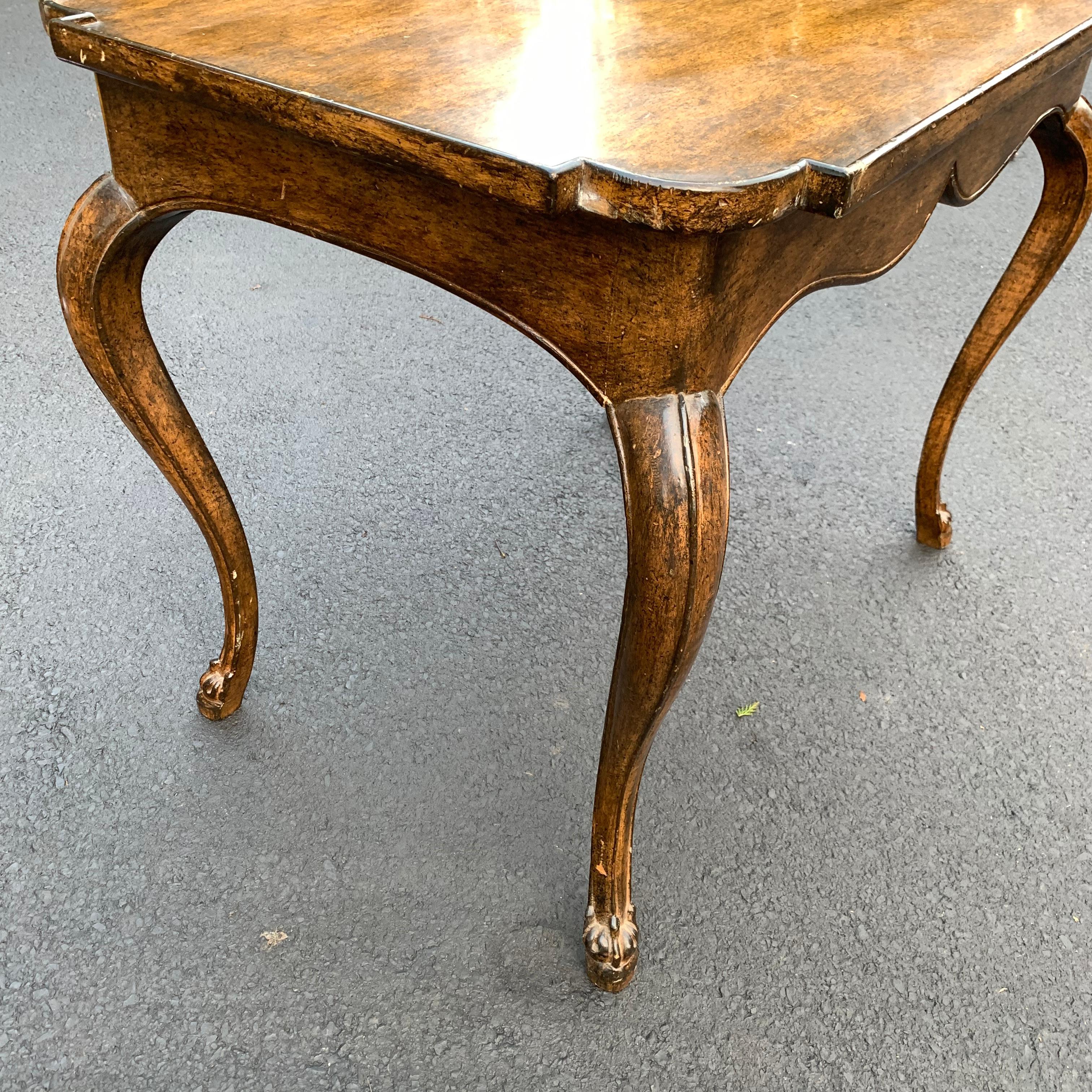 French Baroque Style Rectangular Occasional Table For Sale 3