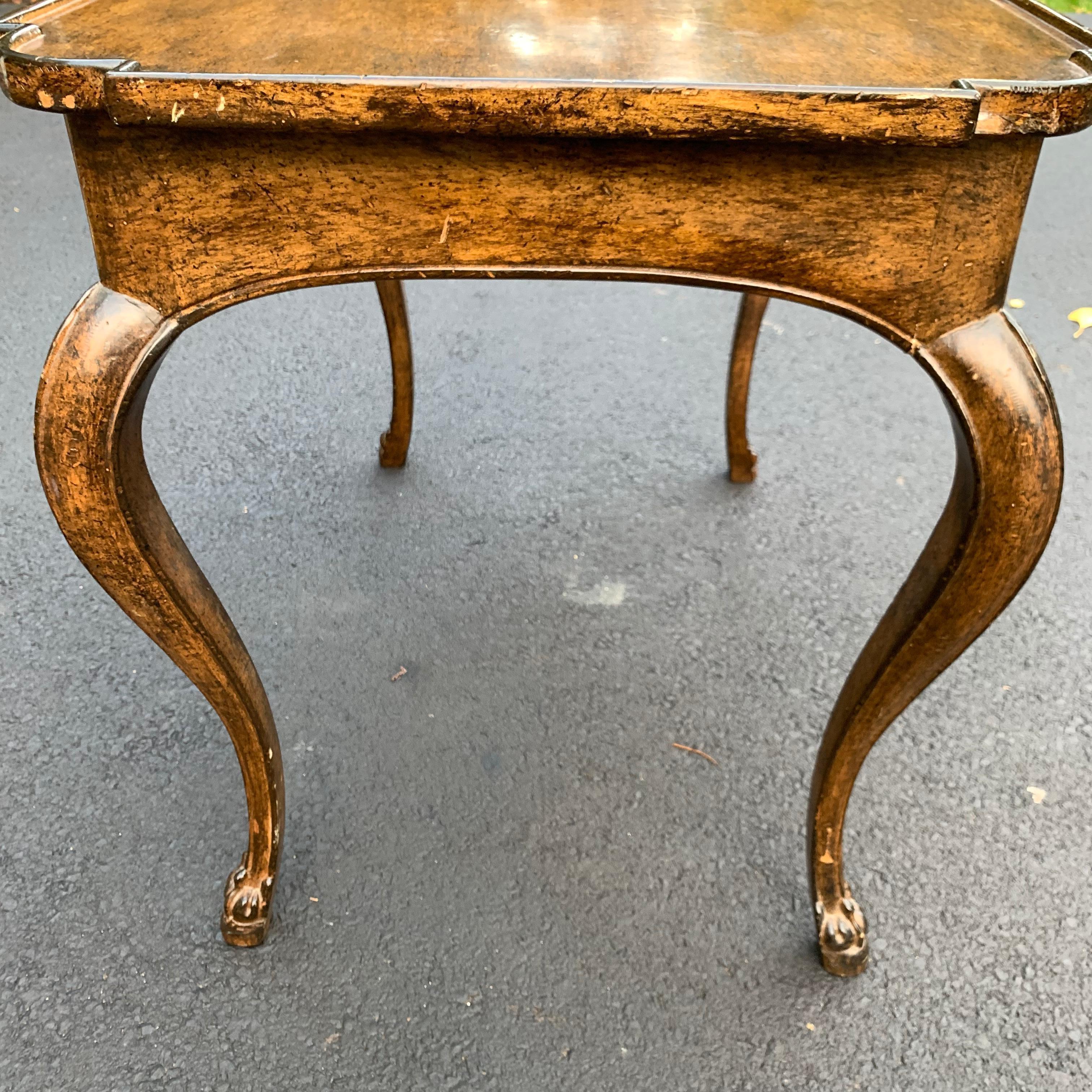 French Baroque Style Rectangular Occasional Table For Sale 10