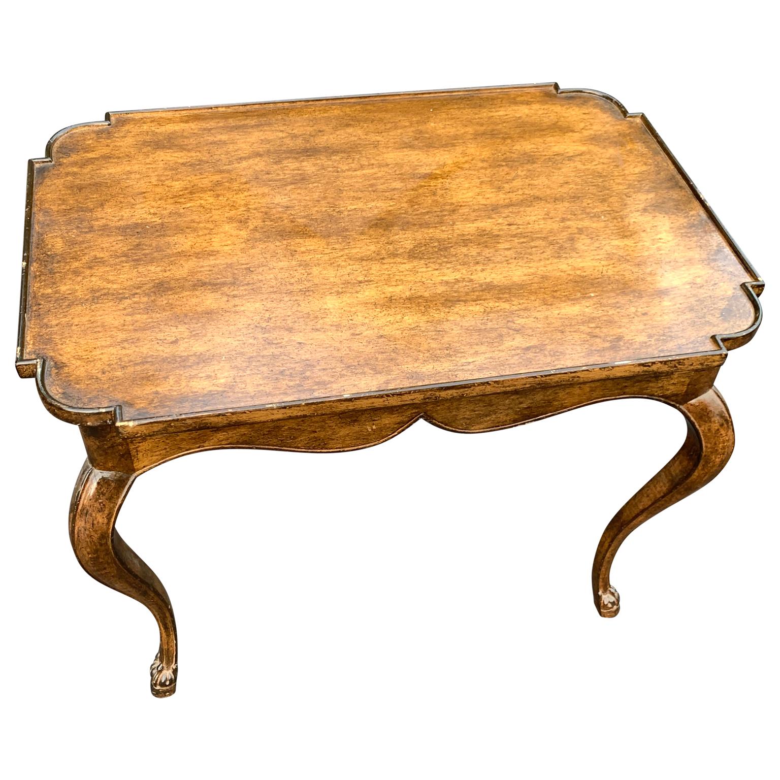 Rectangular antique occasional table, Circa 1900 France 