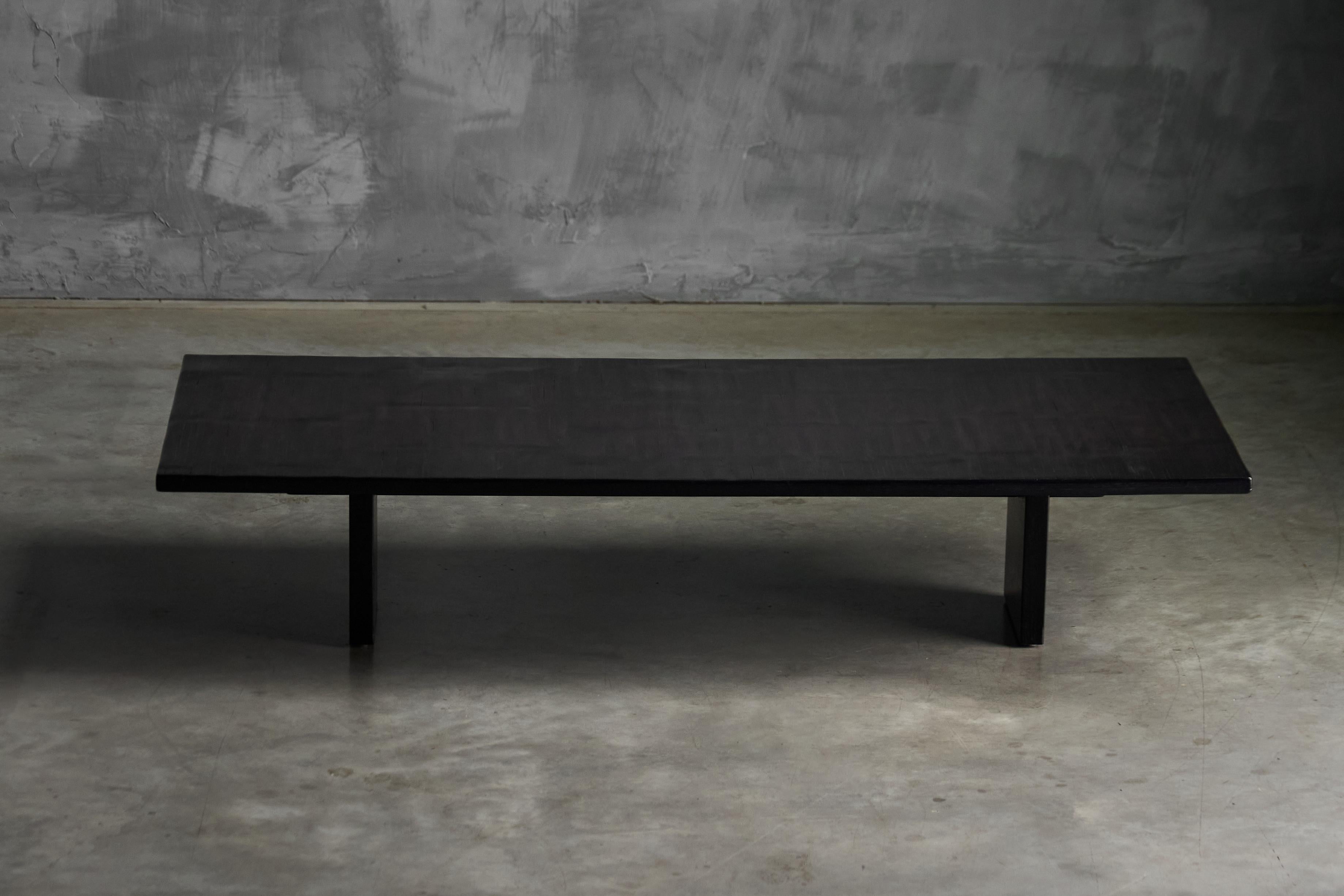 Belgian Rectangular Bamboo Coffee Table by Axel Vervoordt, Belgium, 1980s For Sale