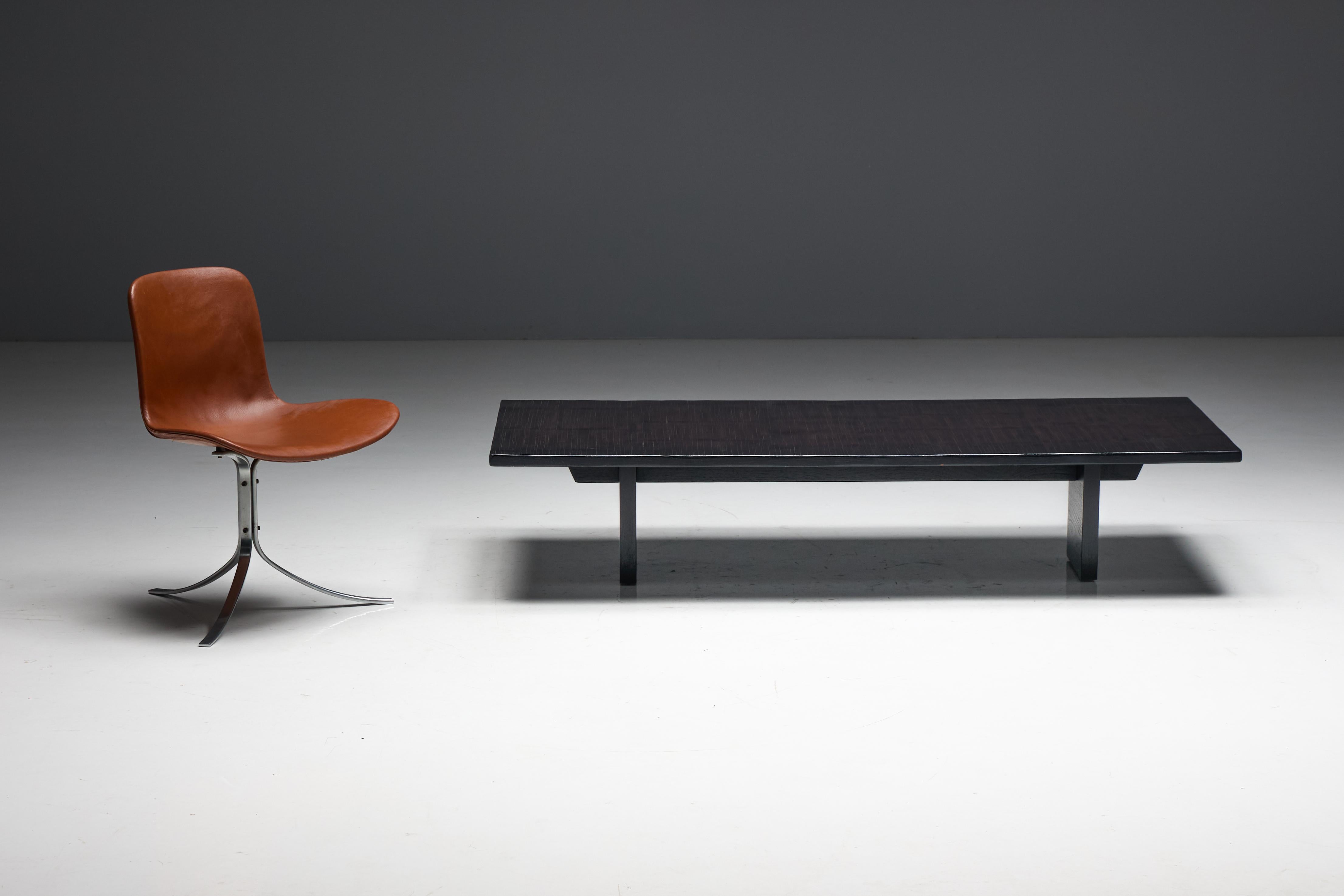 Rectangular Bamboo Coffee Table by Axel Vervoordt, Belgium, 1980s For Sale 1