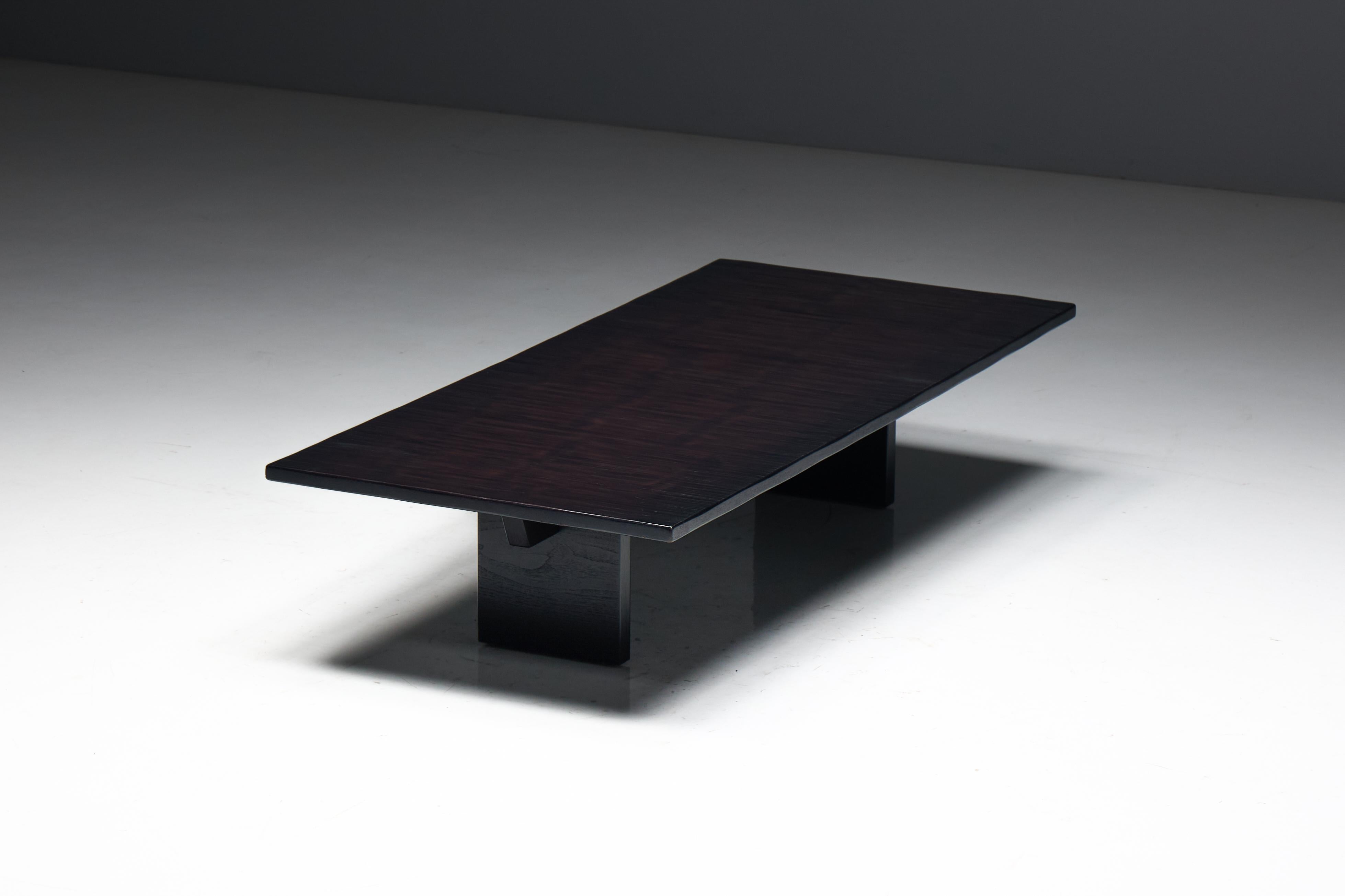 Rectangular Bamboo Coffee Table by Axel Vervoordt, Belgium, 1980s For Sale 3