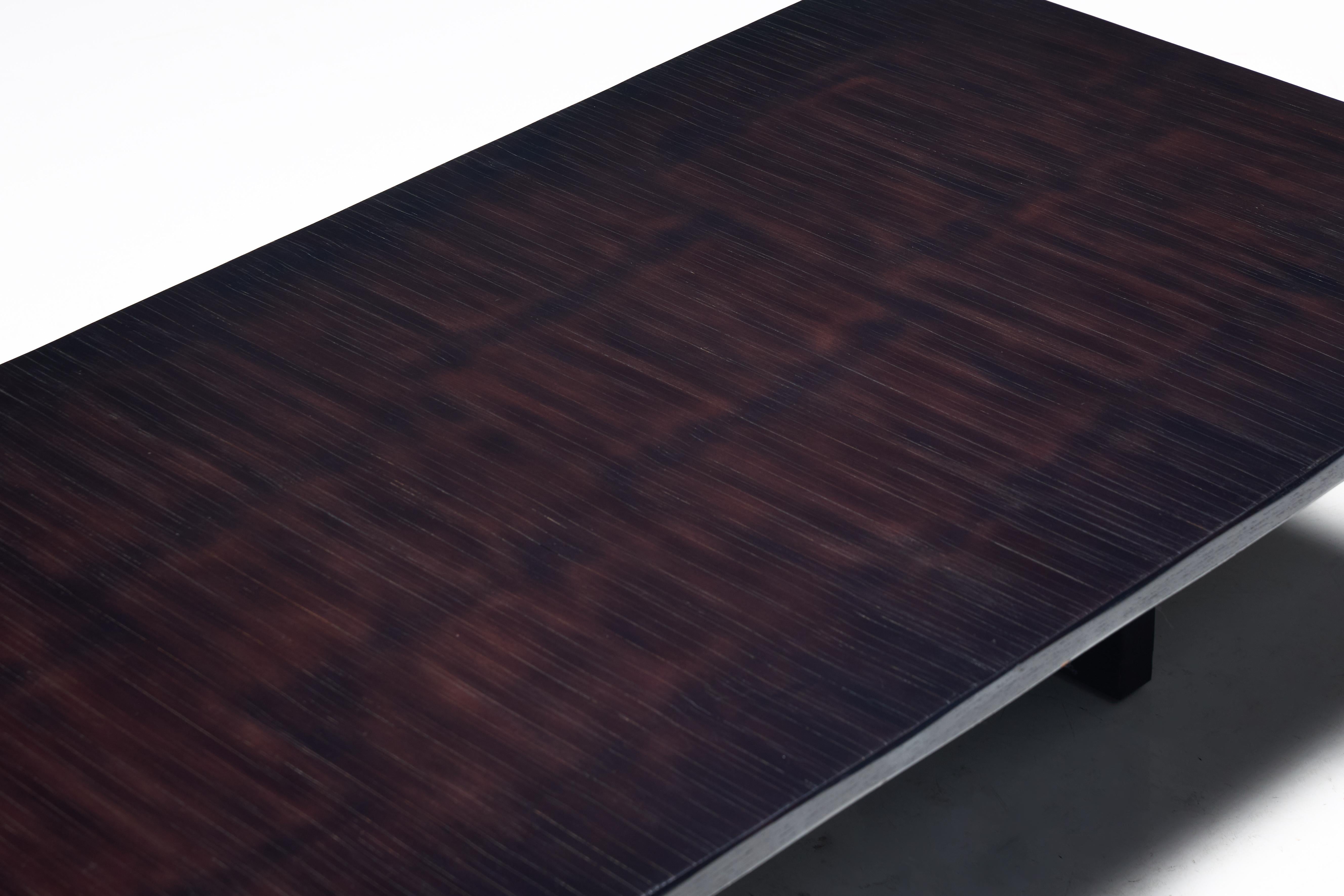 Rectangular Bamboo Coffee Table by Axel Vervoordt, Belgium, 1980s For Sale 4