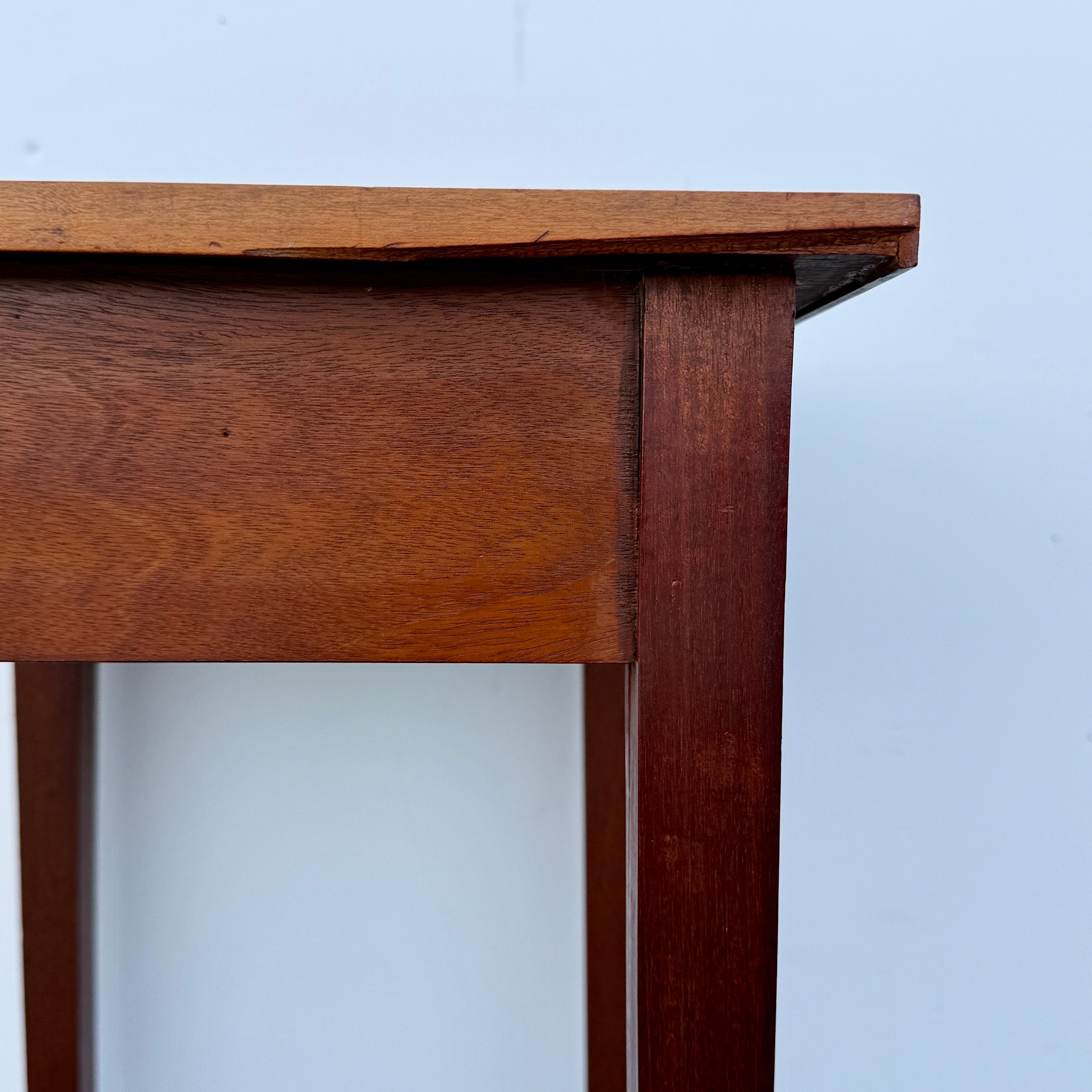 Table d'appoint rectangulaire Biedermeyer Game Chess avec tiroir en vente 2