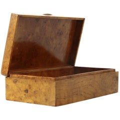 Rectangular Box in Walnut Briar, 1930s