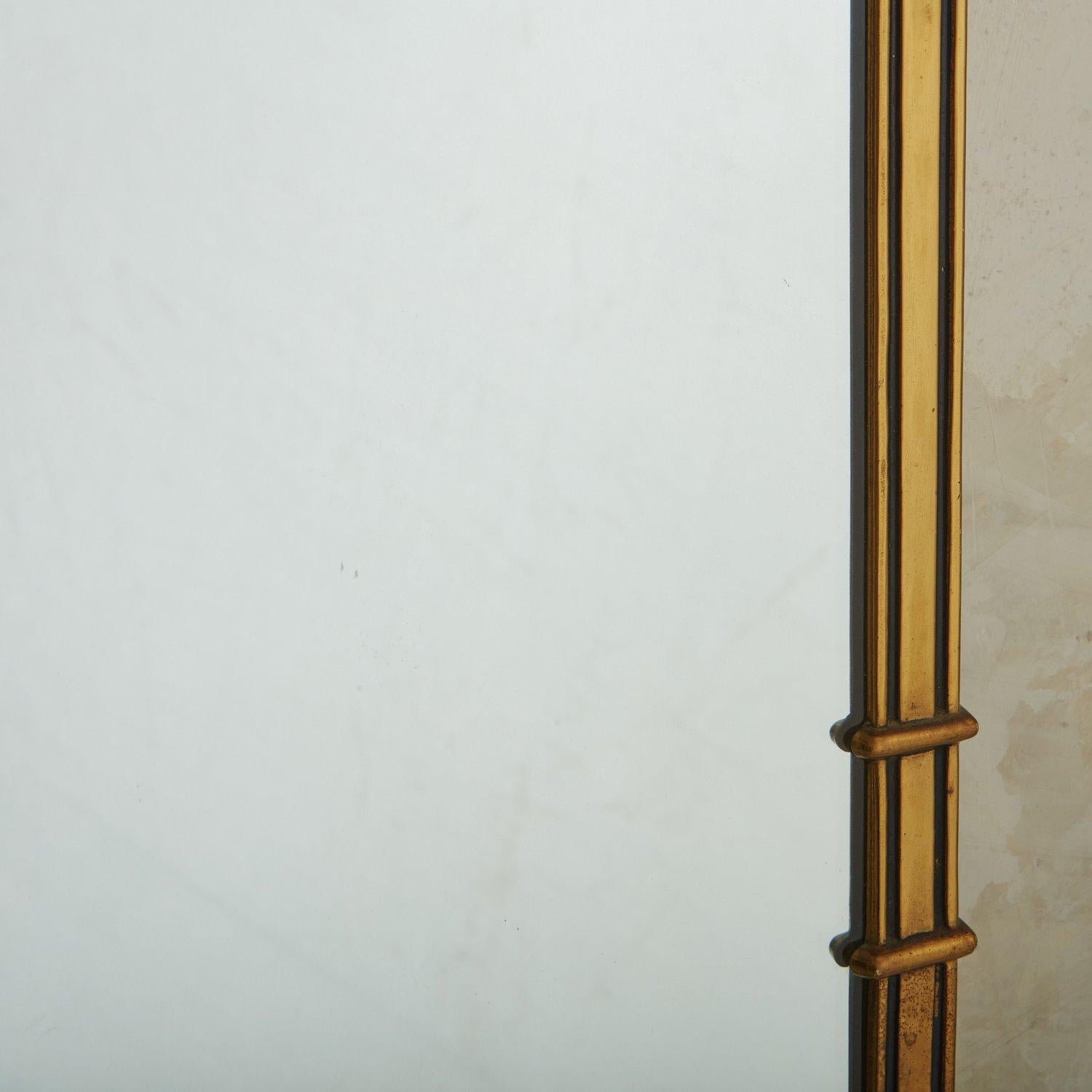 Rectangular Brass Frame Empire Mirror, France, 20th Century 6