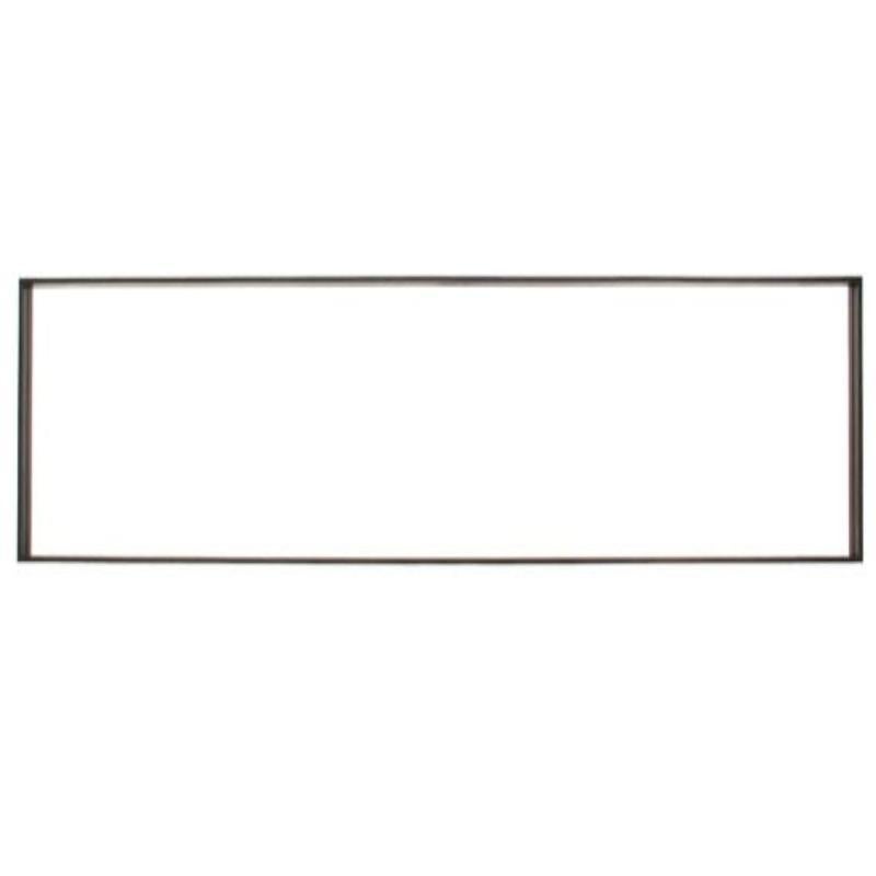 A custom square or rectangular mirror with a deep edge bronze frame. The bronze finish can be brushed, polished or patinated.