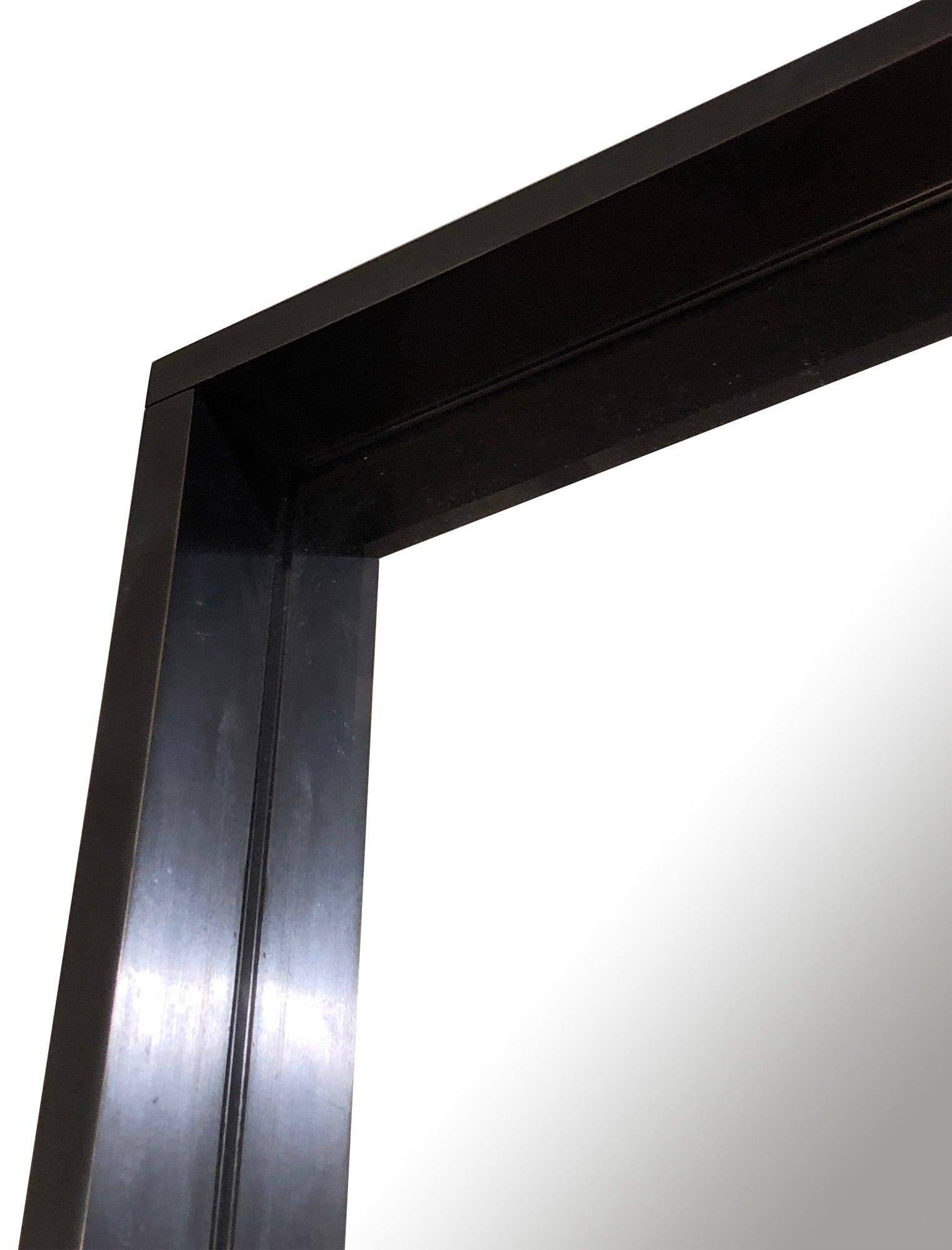 American Rectangular Bronze Mirror For Sale