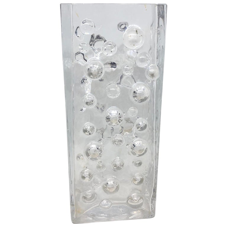 Glass Vase by WMF in Clear Color, 1970s For Sale at 1stDibs | wmf glass vase, glass bubble vase, bubble vase glass