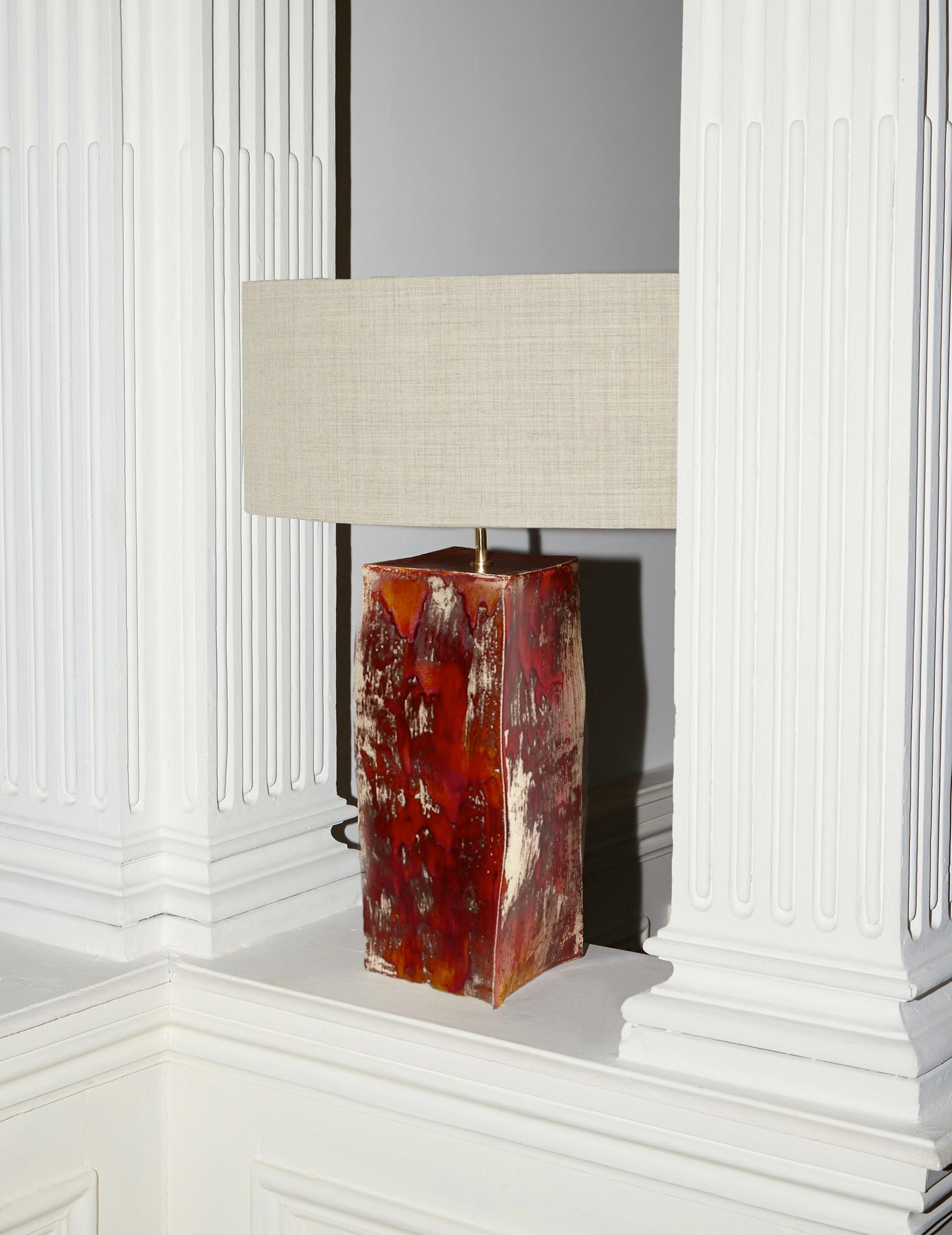 Lámpara de cerámica rectangular by Project 213A en venta 3