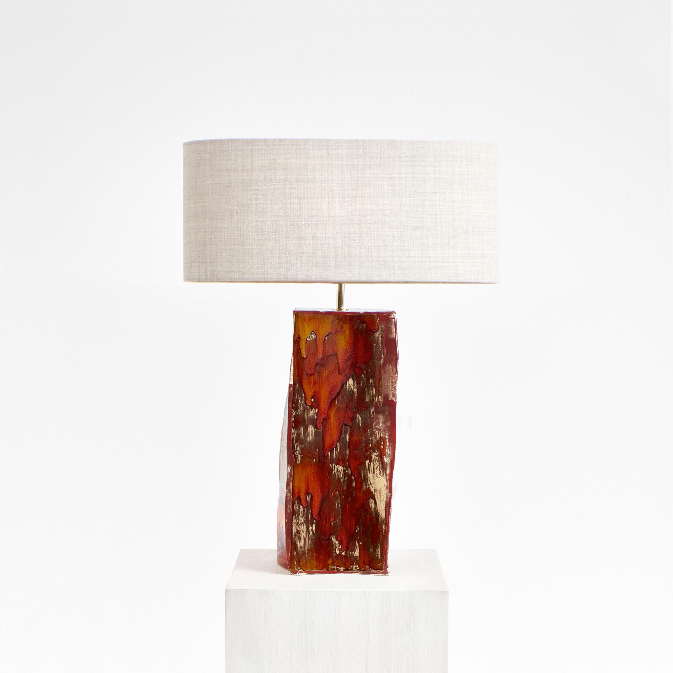 Lámpara de cerámica rectangular by Project 213A Cerámico en venta