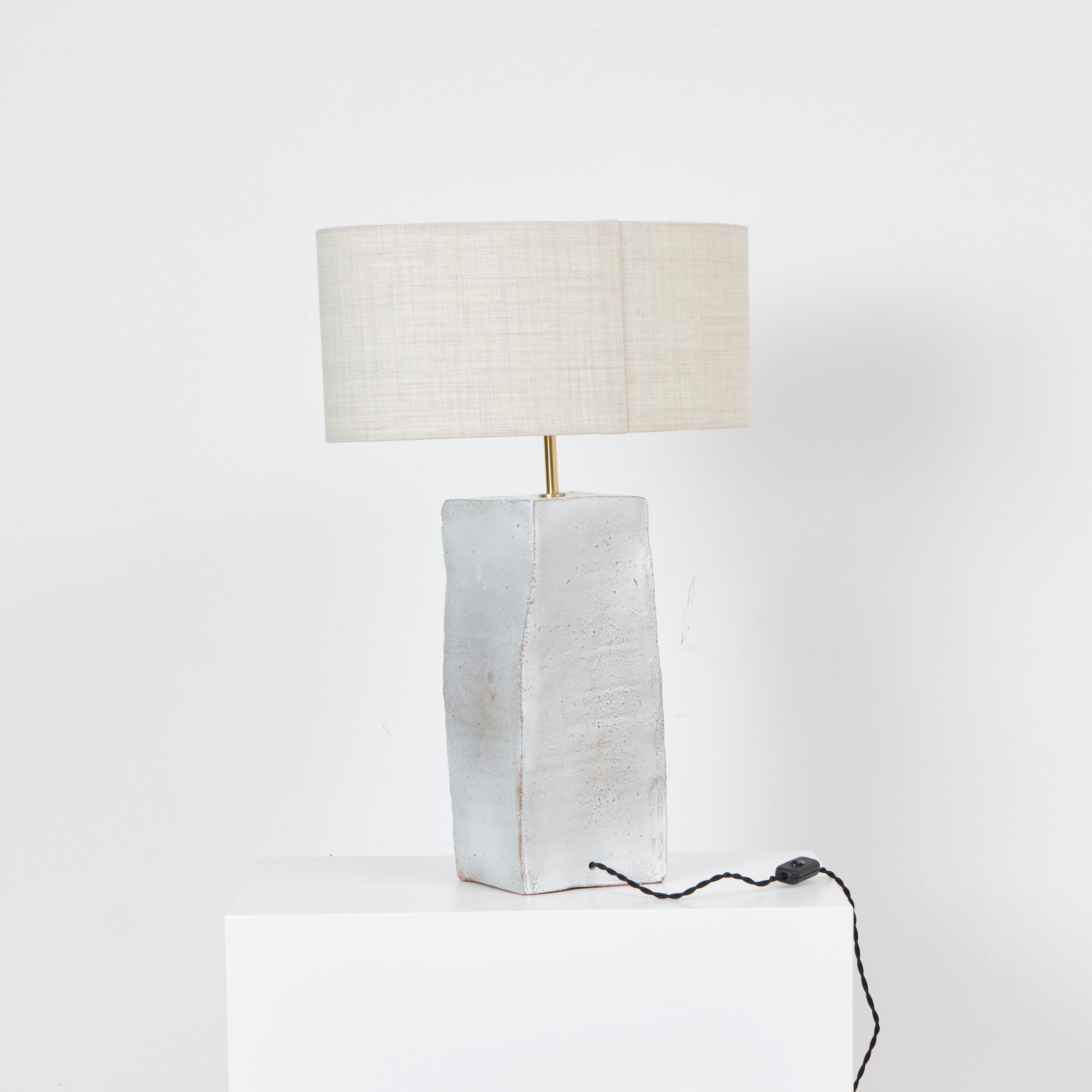 Portugais Lampe rectangulaire en céramique en vente