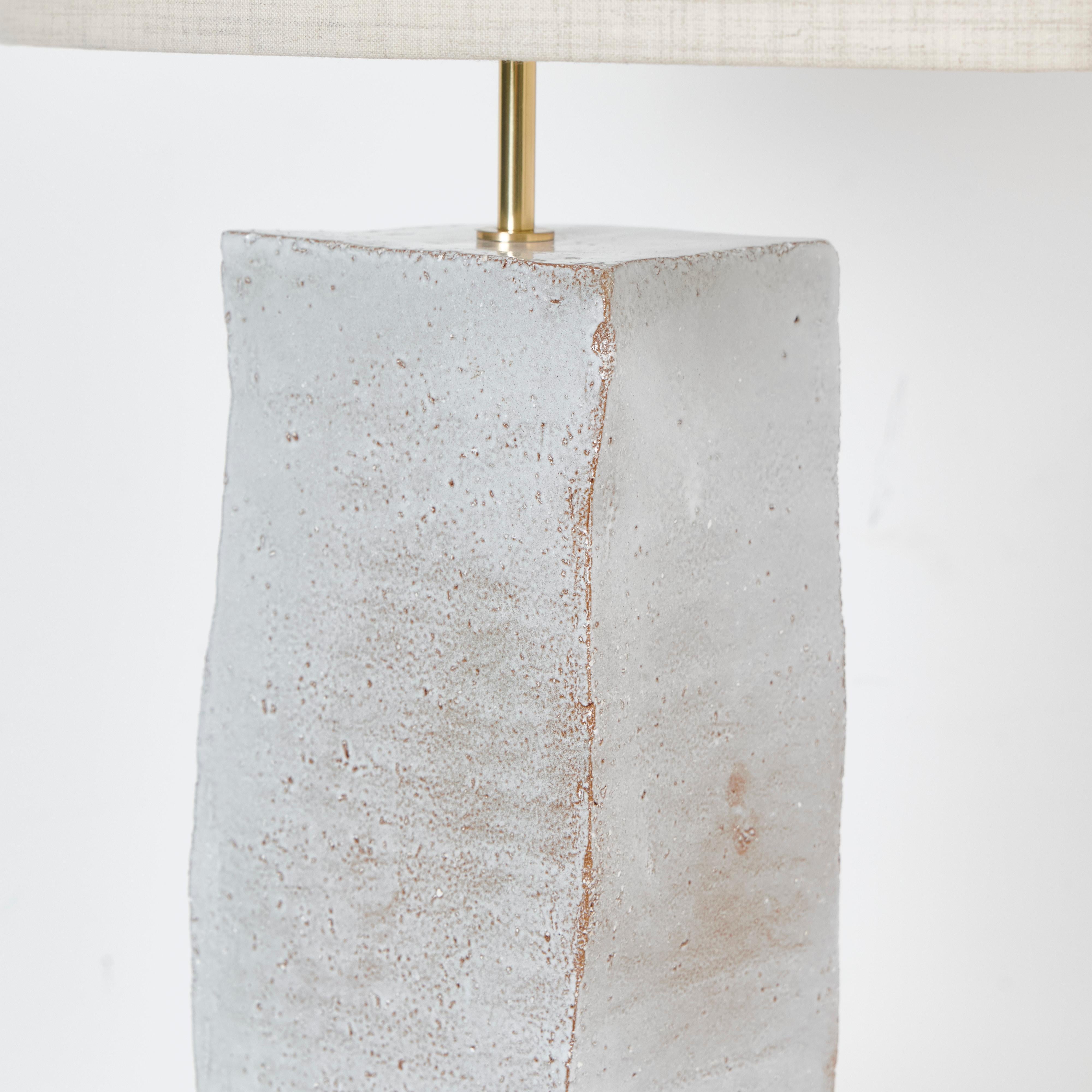 XXIe siècle et contemporain Lampe rectangulaire en céramique en vente