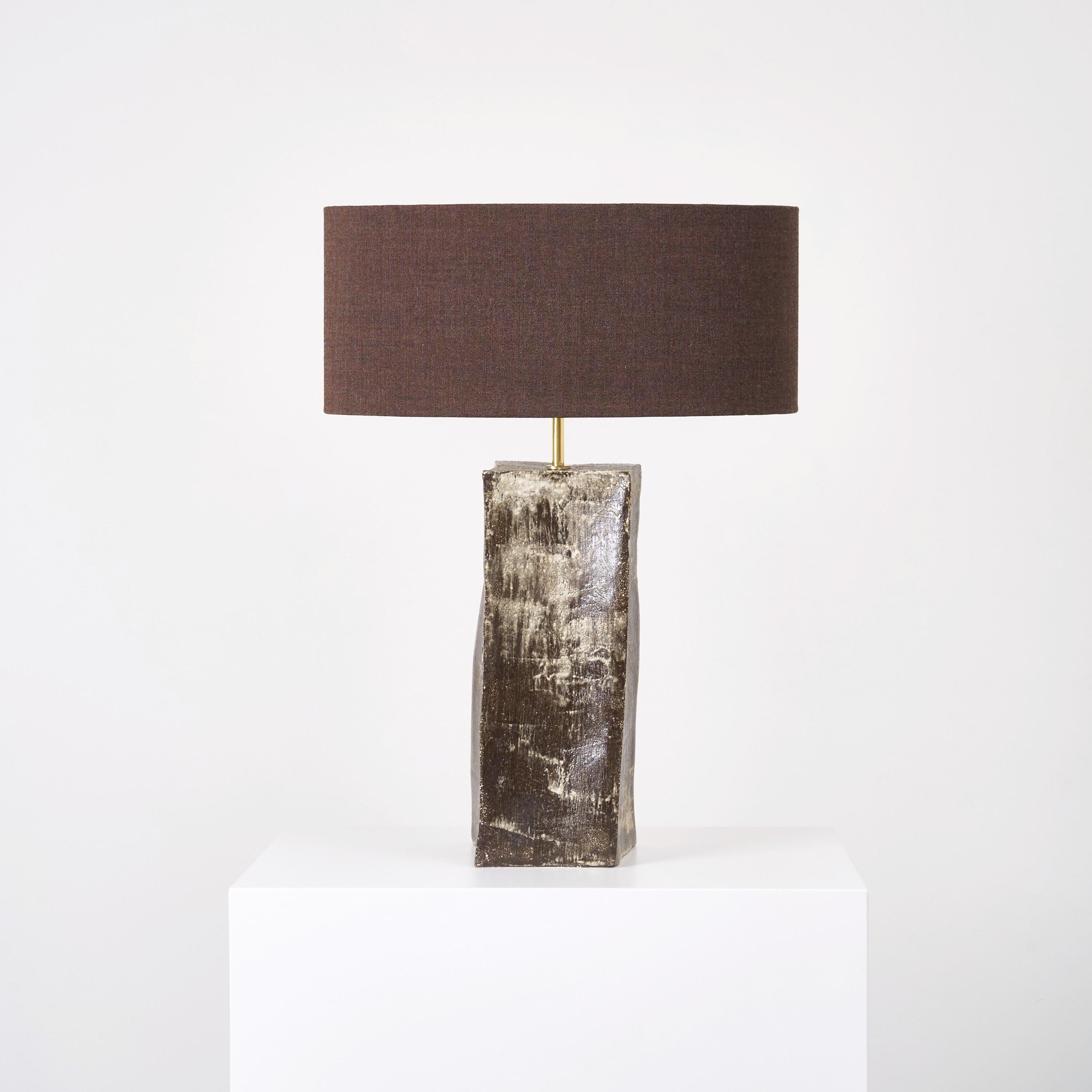 Rectangular Ceramic Lamp For Sale 1