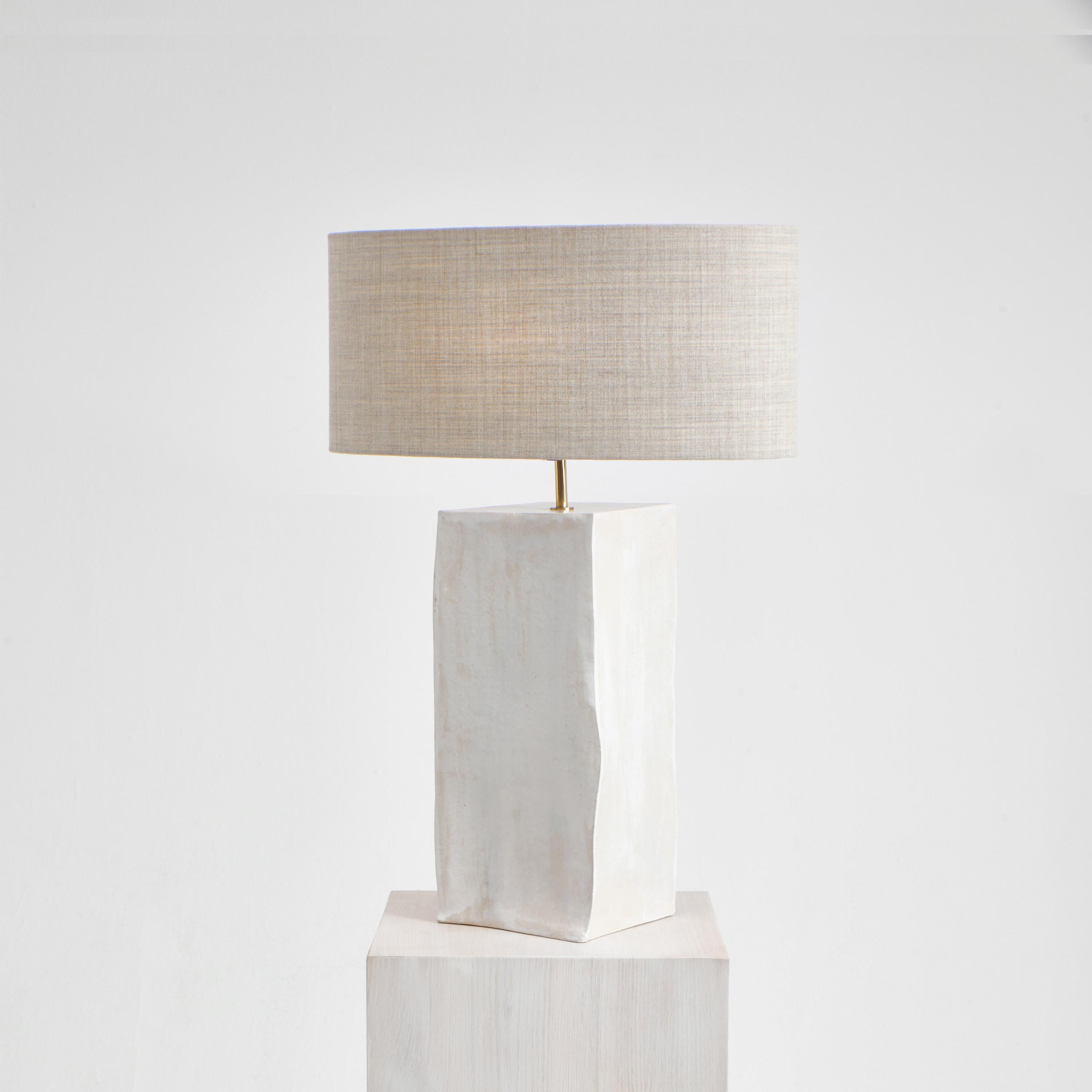 Rectangular Ceramic Lamp For Sale 2