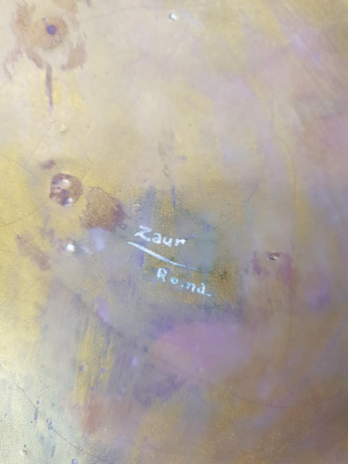 Vassoio rettangolare in ceramica Studio A di Zaur, Roma, Italia In condizioni buone in vendita a Albano Laziale, Rome/Lazio
