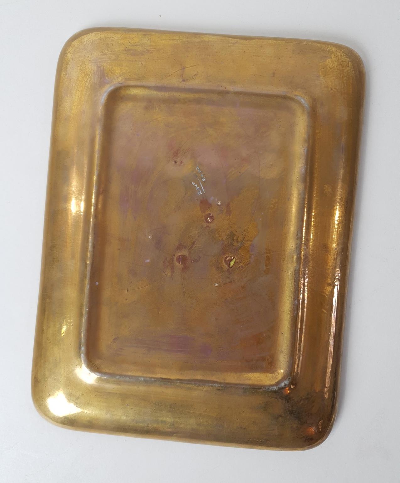 Vassoio rettangolare in ceramica Studio A di Zaur, Roma, Italia in vendita 2