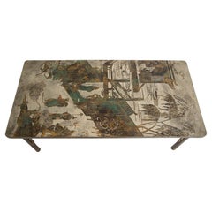 Rectangular Chinoiserie Chan Coffee Table by Philip and Kelvin LaVerne