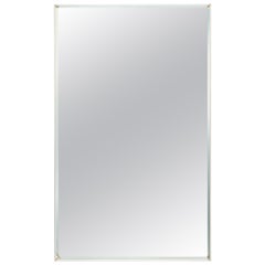Rectangular Chrome Mirror in the Style of Fabricius Kastholm
