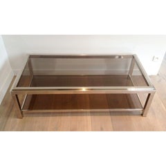 Rectangular Chromed Coffee Table