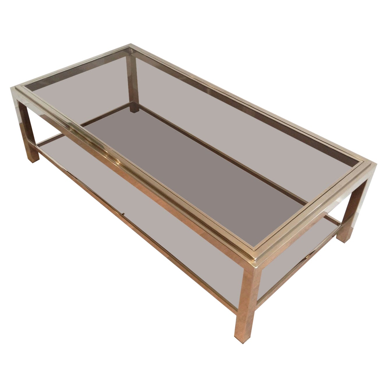 Rectangular Chromed Coffee Table