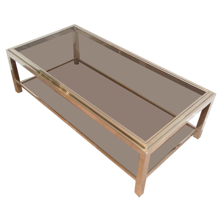 Rectangular Chromed Coffee Table