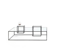 Rectangular coffee table Mogg Illusioni design Sebastiano Tosi