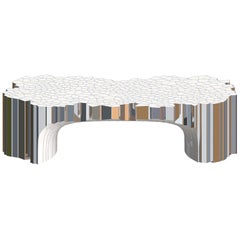Rectangular Coffee Table (MY Collection) by Michael Young Stainless Steel Enamel