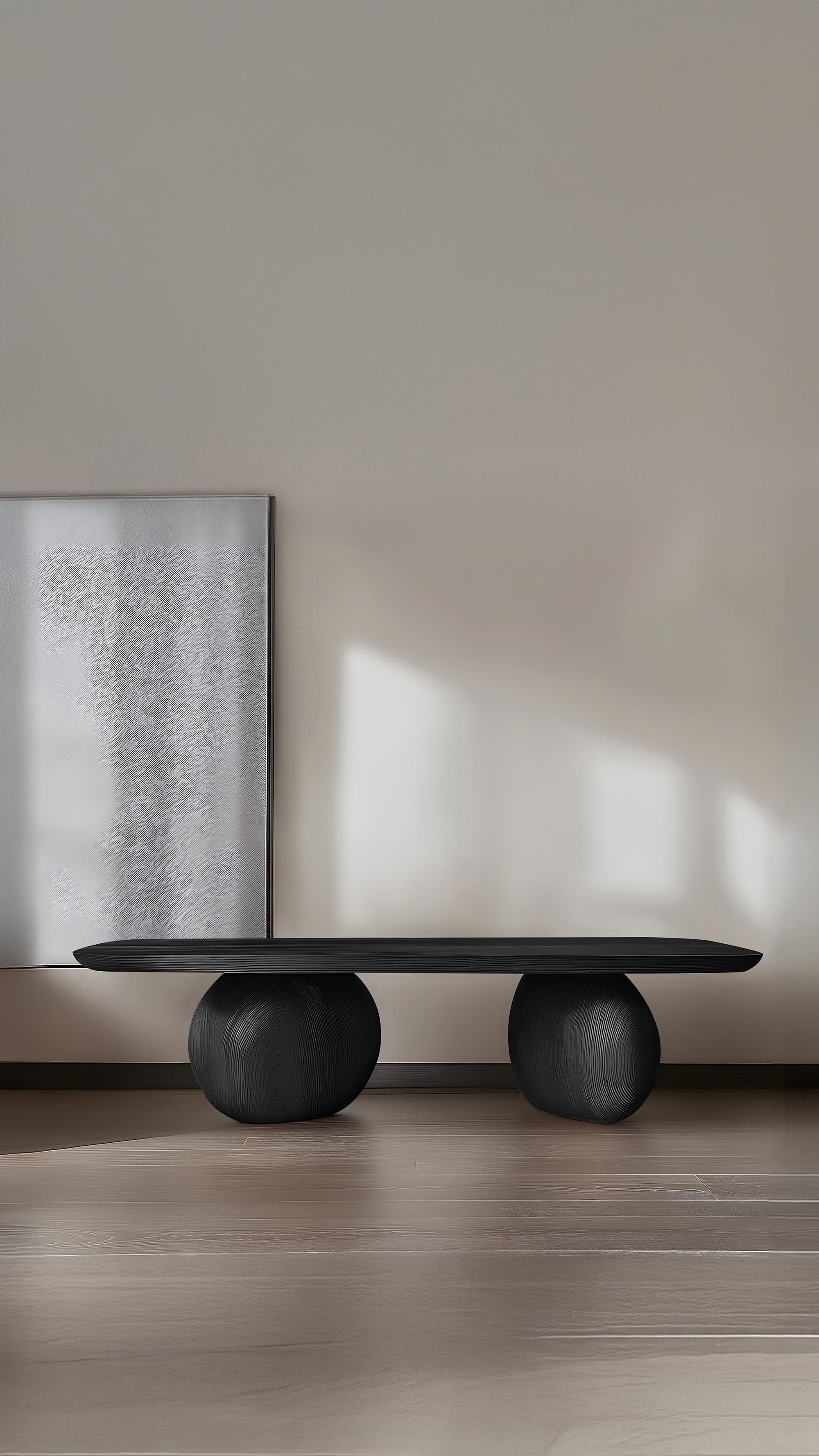 Hardwood Rectangular Coffee Table Serie 21 – Sereno by NONO for Elegant Spaces For Sale