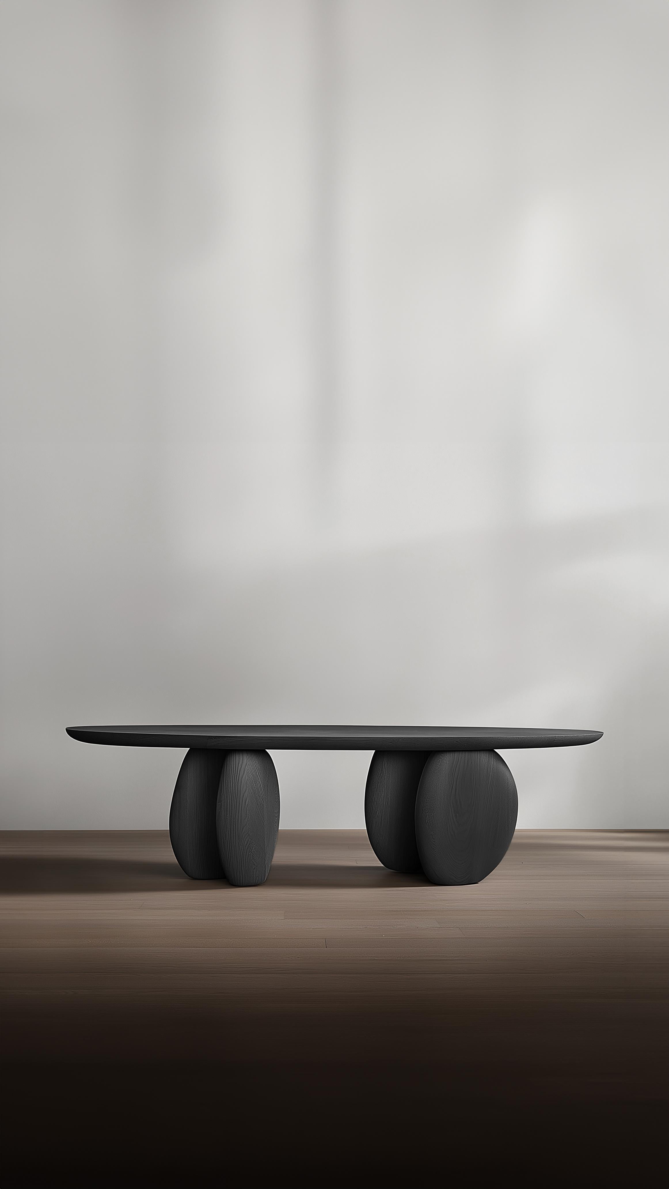 Bois de feuillus Table basse rectangulaire Serie 96 - Sereno by Joel Escalona for Elegant Spaces en vente