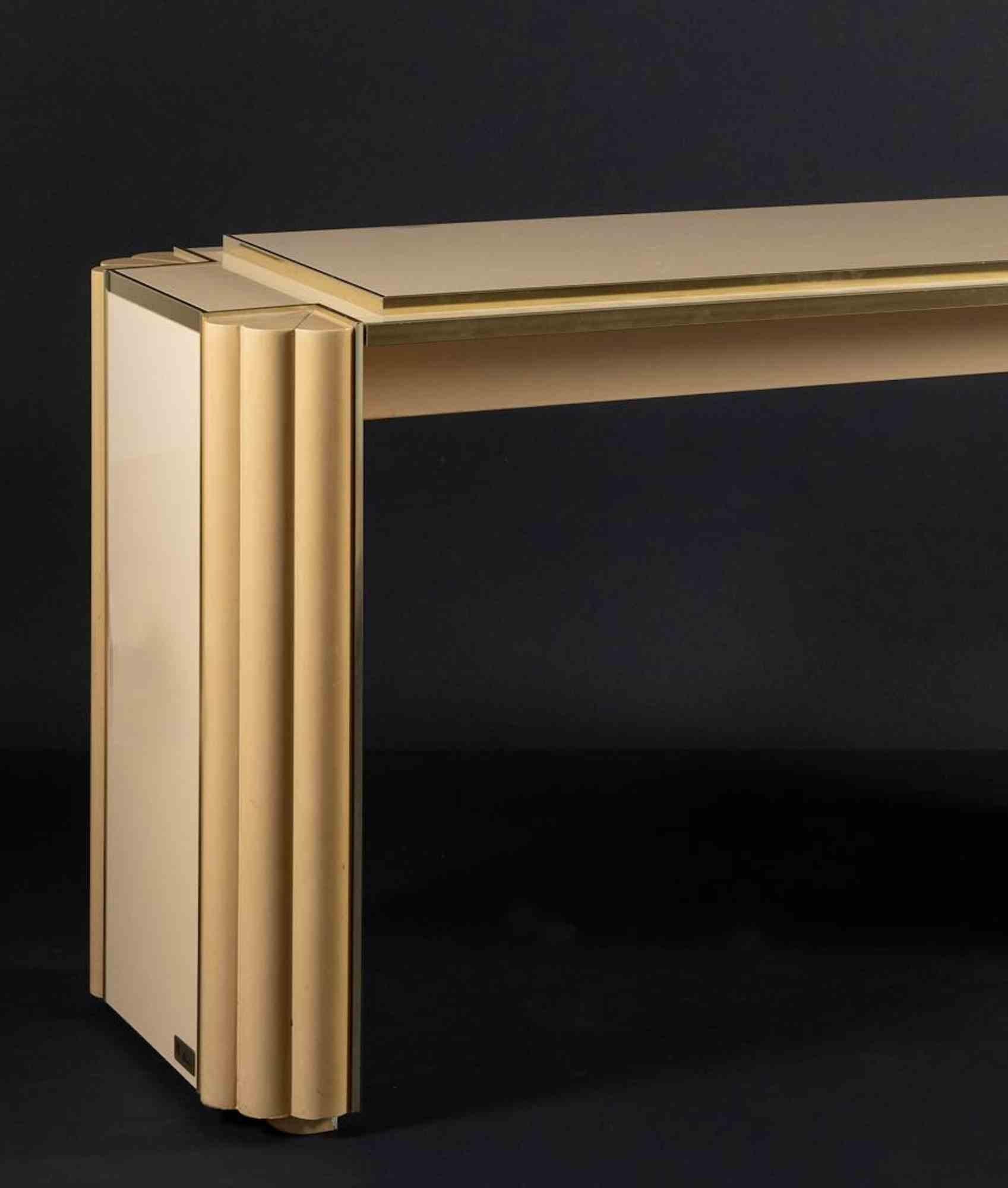 Lacquered  Rectangular Console by Alain Delon for Maison Jansen, Italy, 1970s For Sale