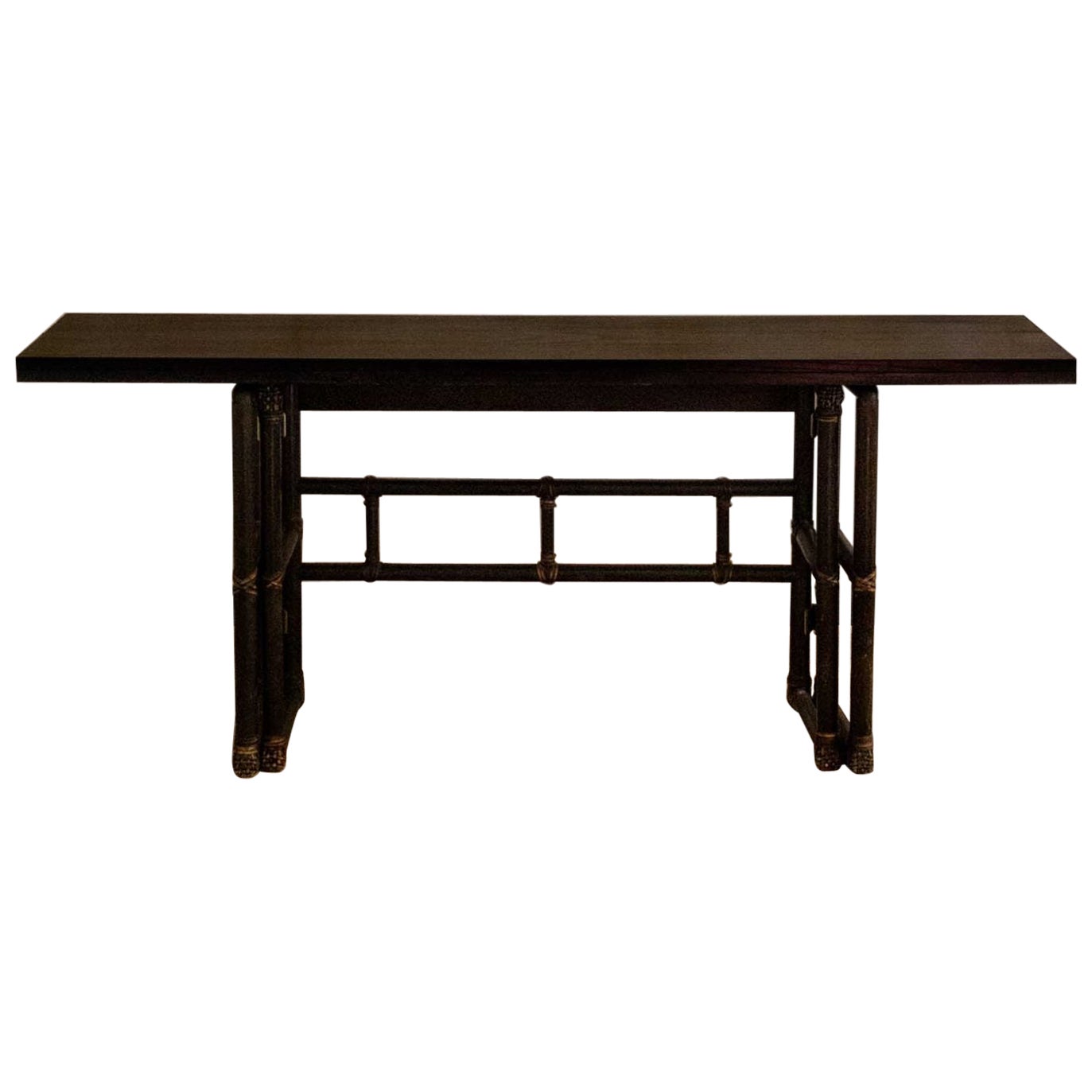 Rectangular Console Table by Lyda Levi for Mcguire – 1970s