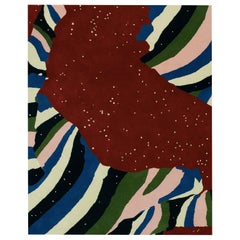 Rectangular Cosmos Rug by Cody Hoyt and Kinder Modern in 100% New Zealand Wool
