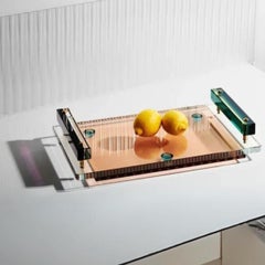 Rectangular Crystal Tray, FONT Model, 21st Century.