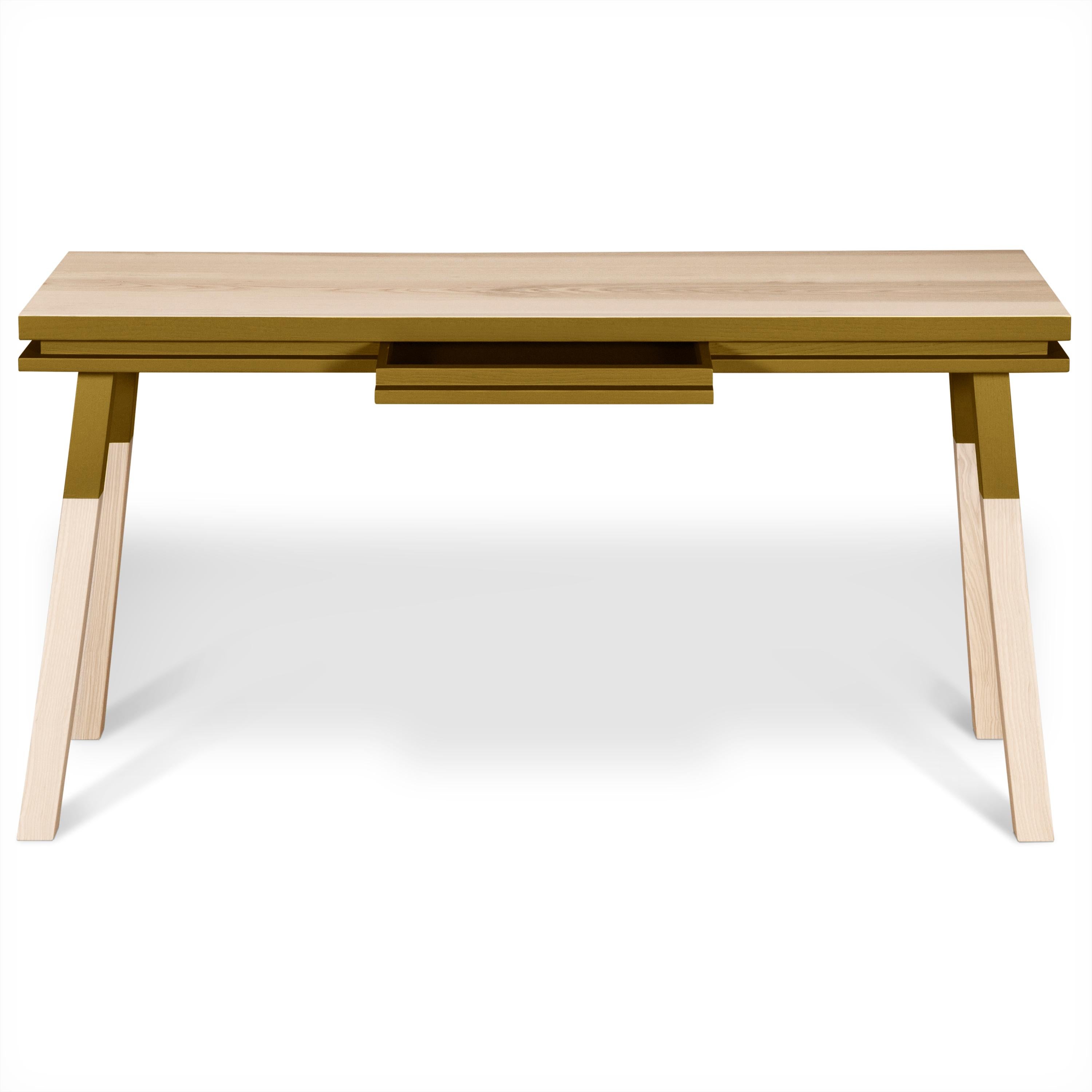 Contemporary Rectangular Desk Table, Scandinavian Design by Eric Gizard, Paris, 11 Colours For Sale