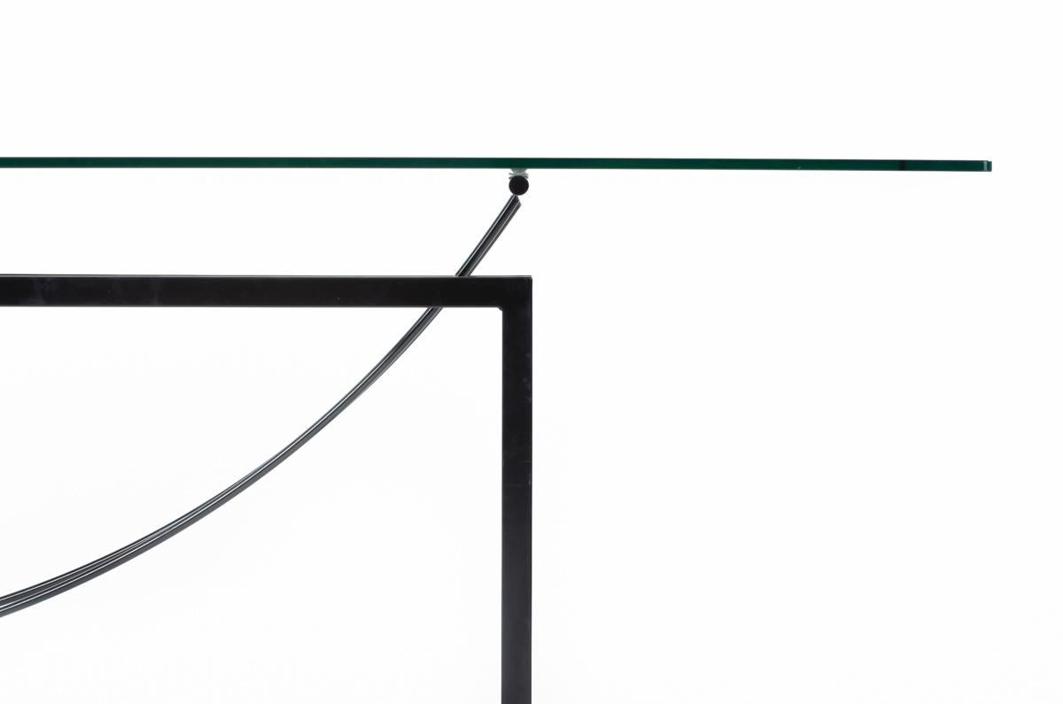 Table de salle à manger rectangulaire de 1980 7