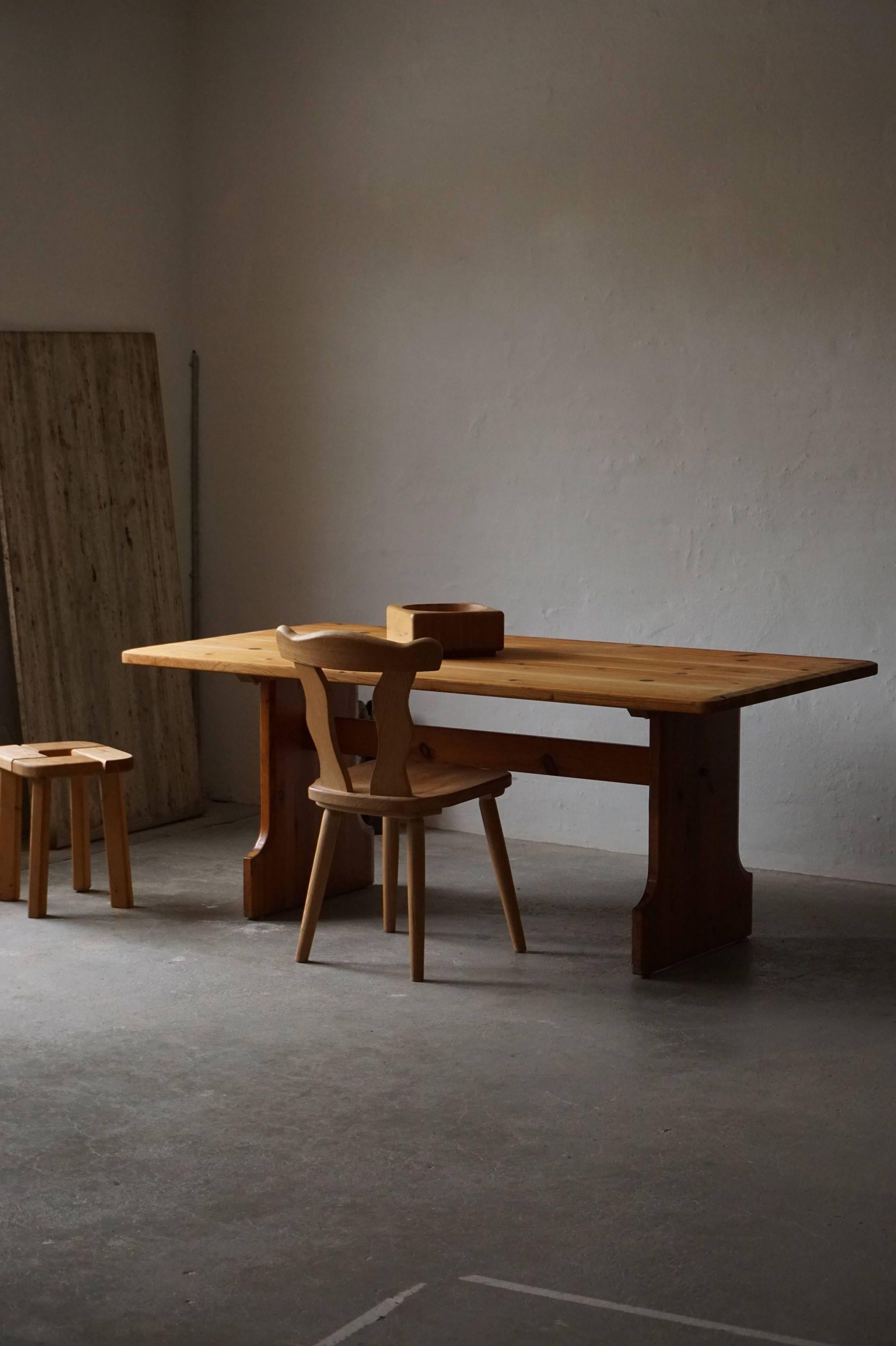 Rectangular Dining Table in Pine by Carl Malmsten for Karl Andersson & Søn 8