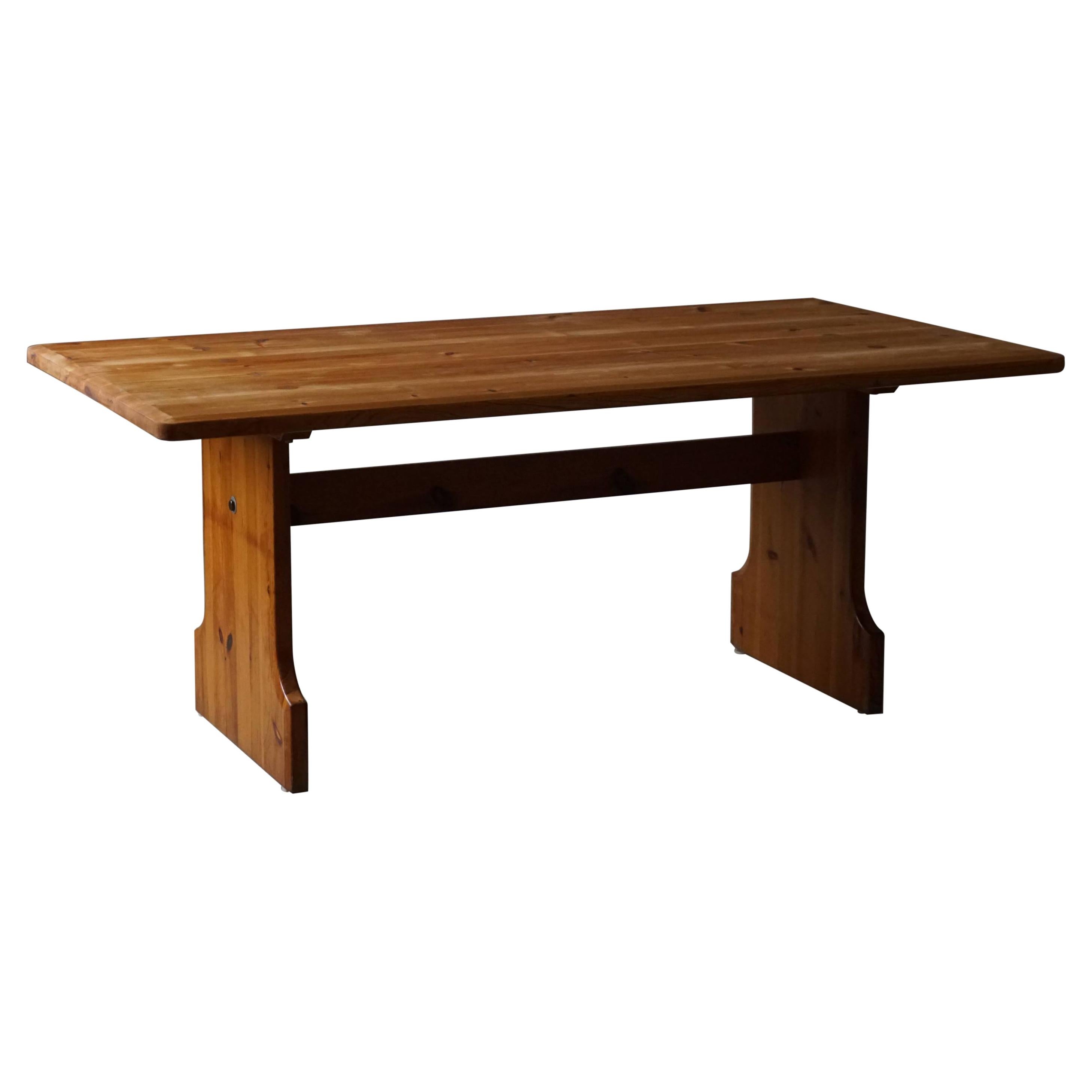 Rectangular Dining Table in Pine by Carl Malmsten for Karl Andersson & Søn