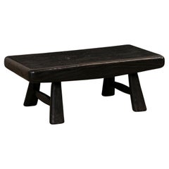 Rectangular Ebonized Teak Coffee Table